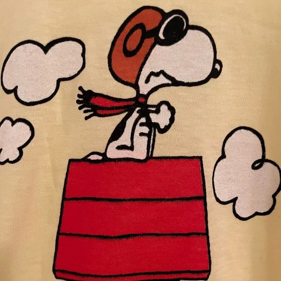 RARE‎ Vintage Peanuts ‘Snoopy vs The Red Baron’ Knotts Berry Farm T NWOT